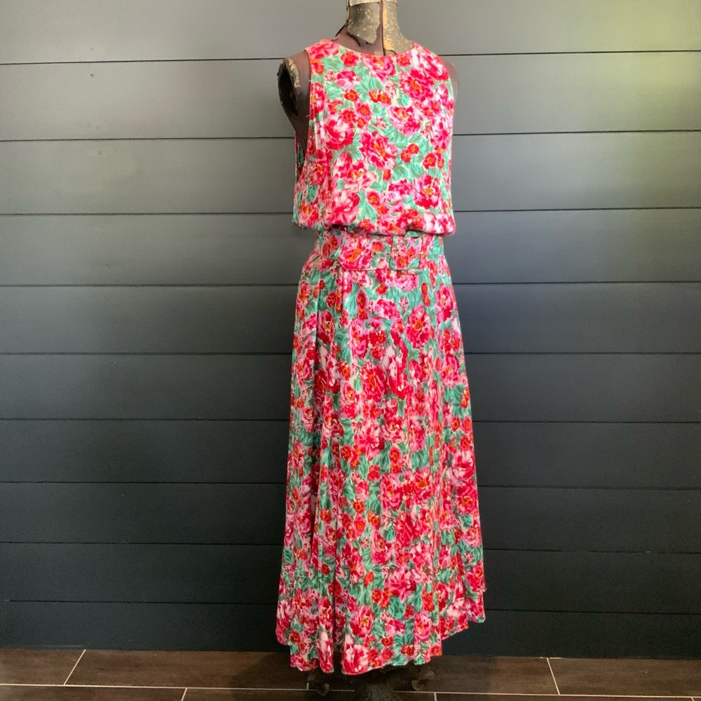 Vintage Floral Dress